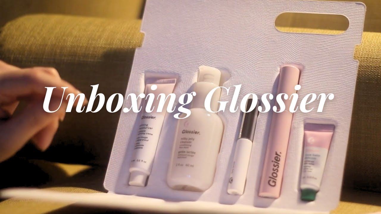 ASMR #Glossier Unboxing