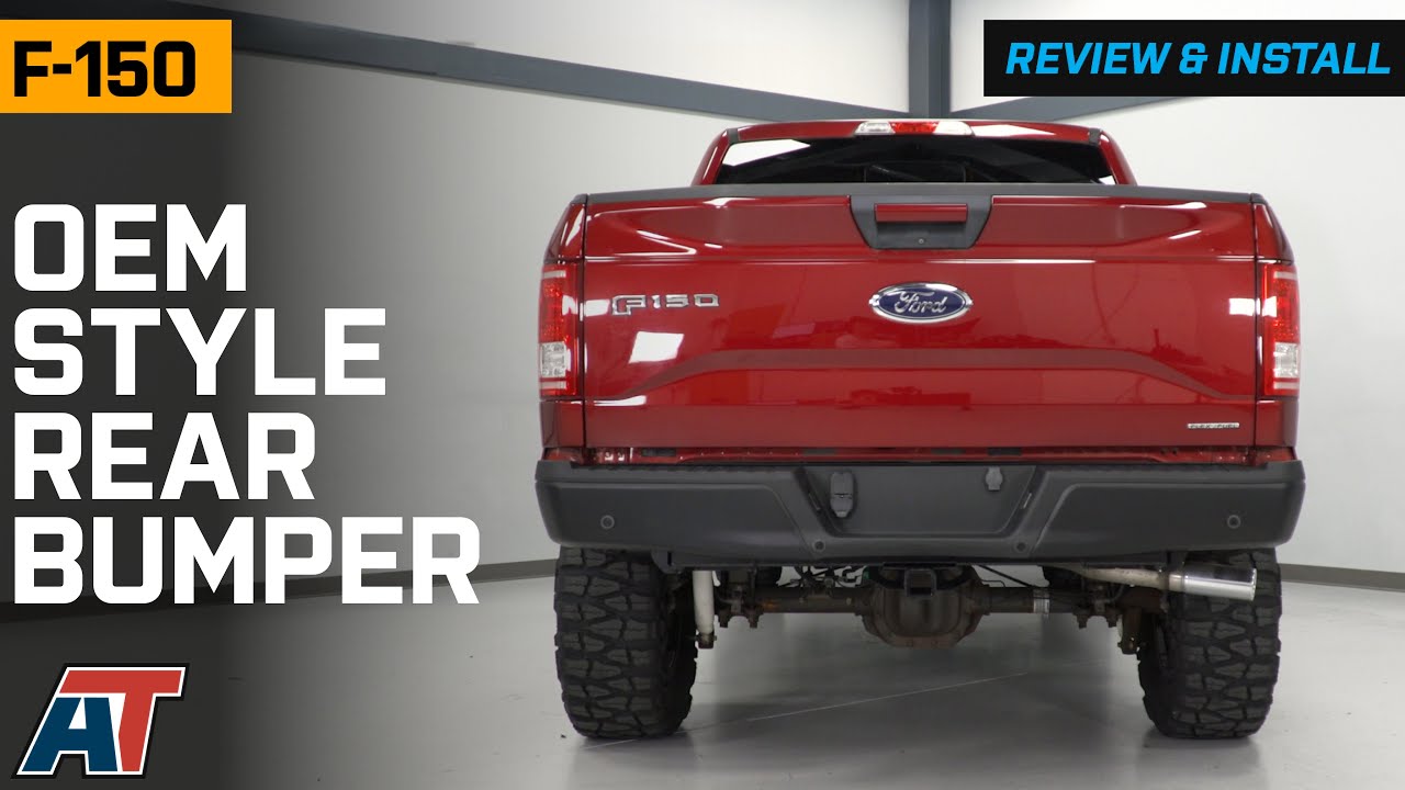 2015-2020 F-150 OEM Style Rear Bumper; Pre-Drilled for Backup Sensors Review & Install
