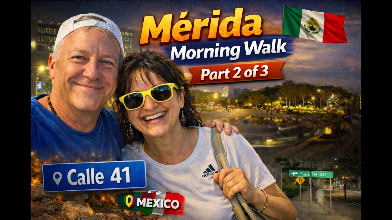 Mérida, Mexico Morning Walk 🚶‍♂️ | Part 2 – From Calle 49C to Calle 41
