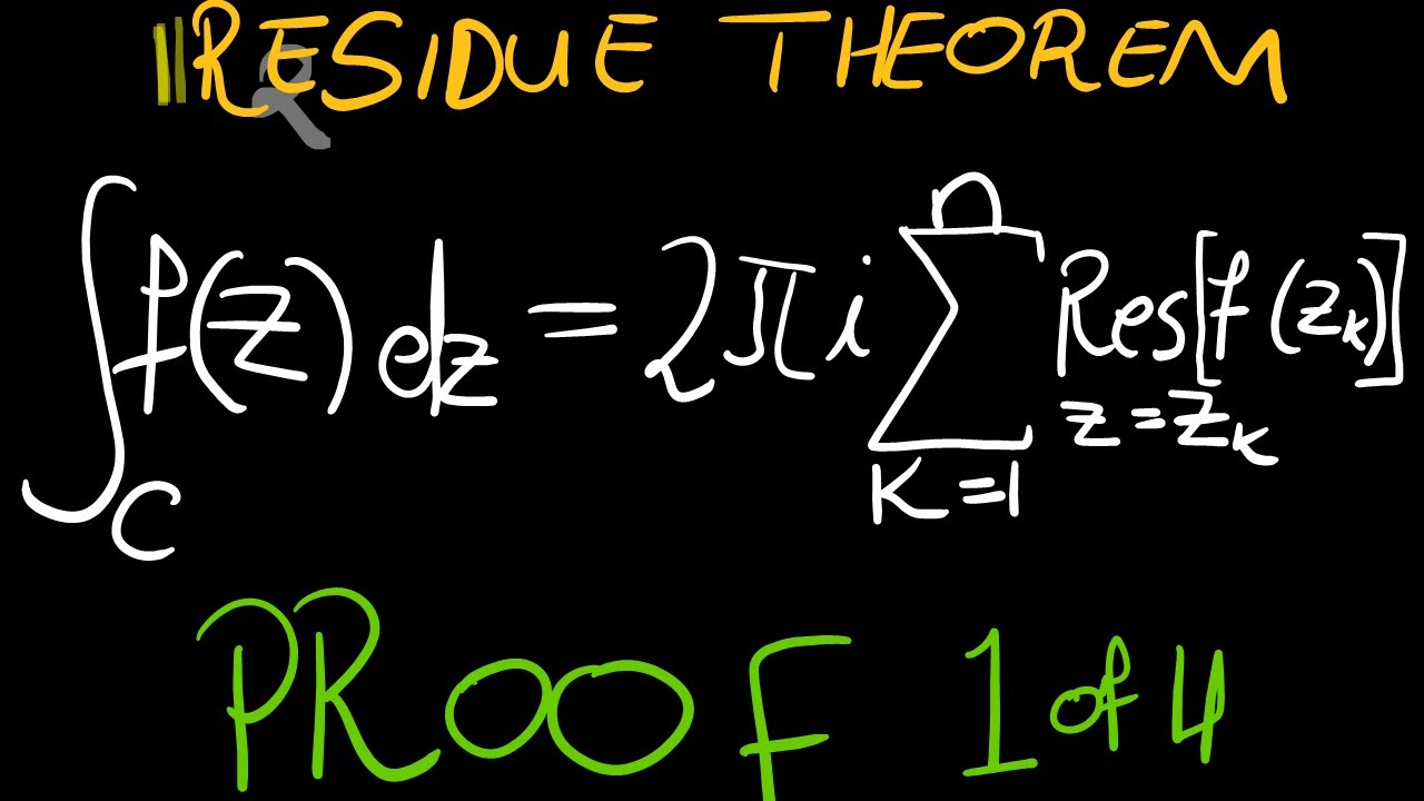 Residue Theorem Proof 1 of 4