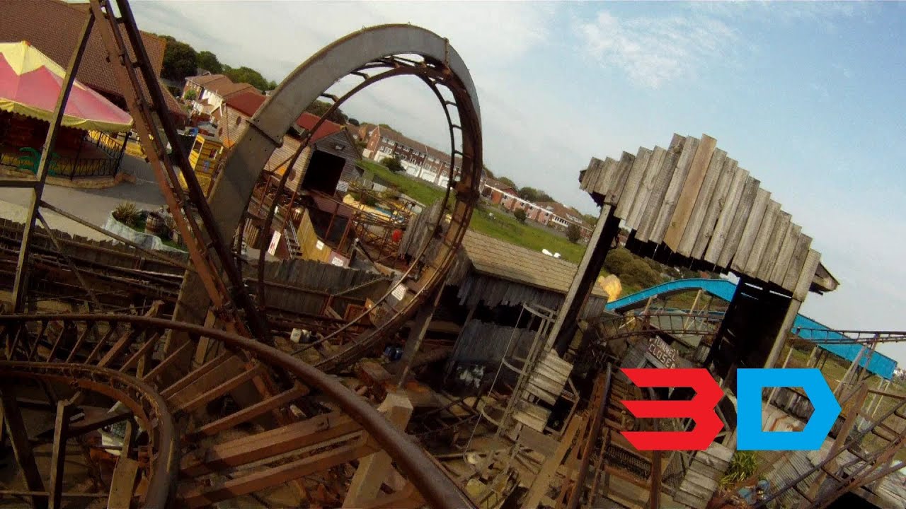Klondike Gold Mine 3D front seat on-ride HD POV Funland Amusement Park