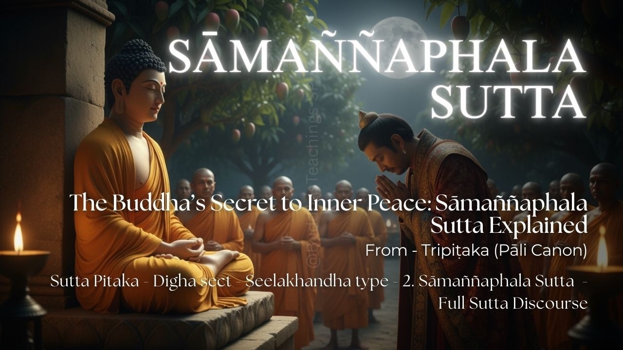 The Fruits of the Spiritual Life: Buddha’s Answer to a King’s Guilt (Sāmaññaphala Sutta)