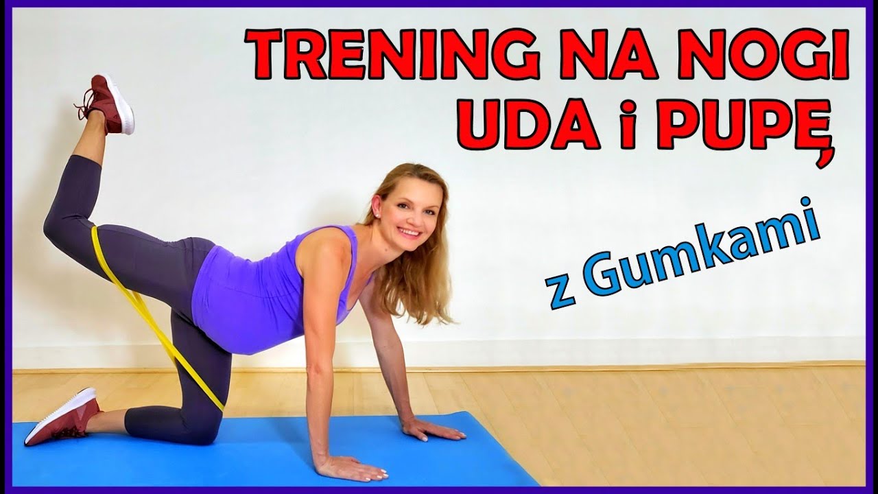 Trening z Gumą na Zgrabne Nogi, Uda i Pośladki -