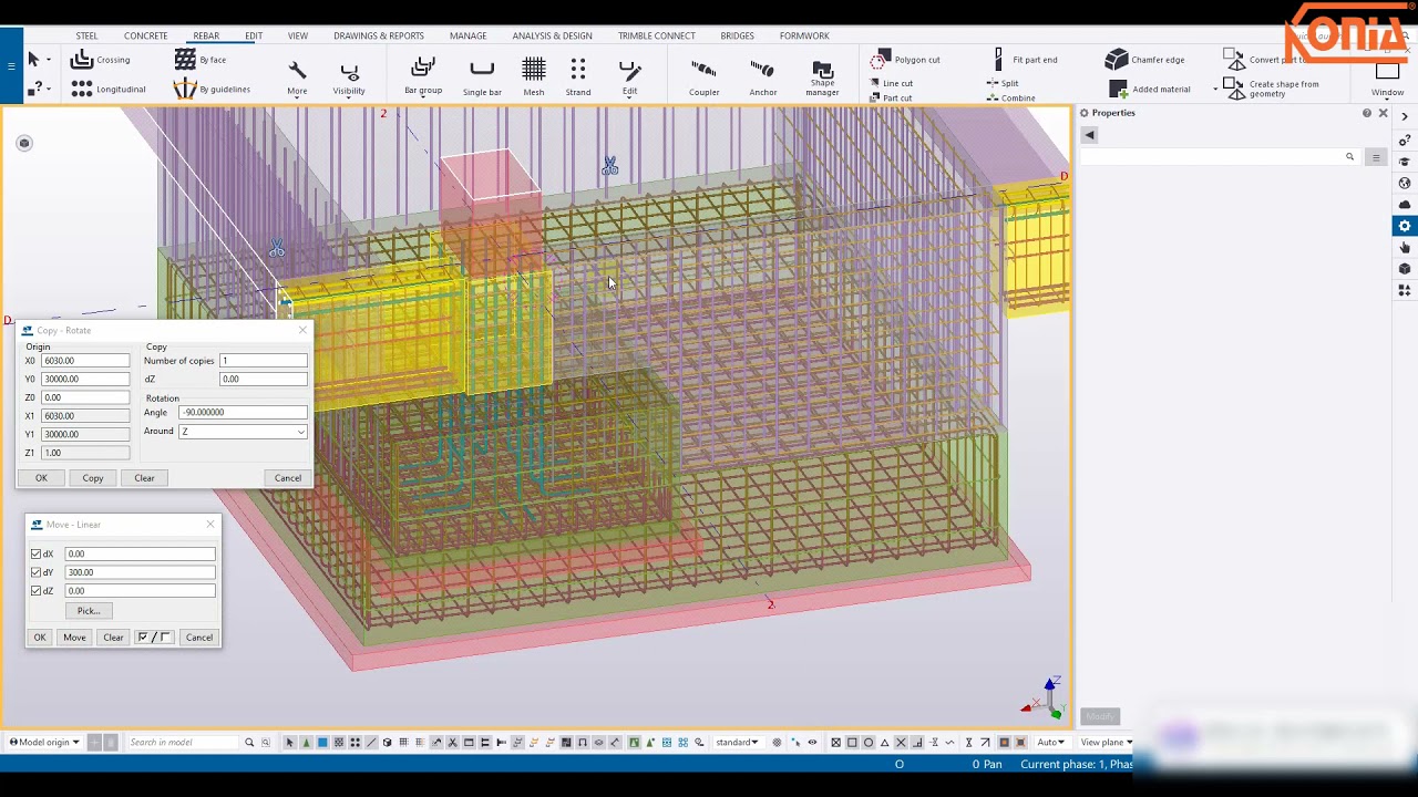 #22 - Rebar modeling for wall foundation