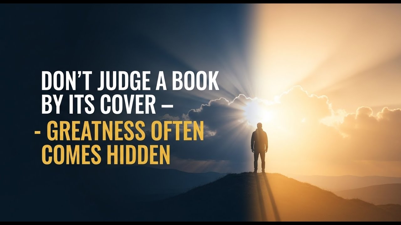 &ldquo;Don&rsquo;t Judge a Book by Its Cover &mdash; Greatness Often Comes Hidden.&rdquo;