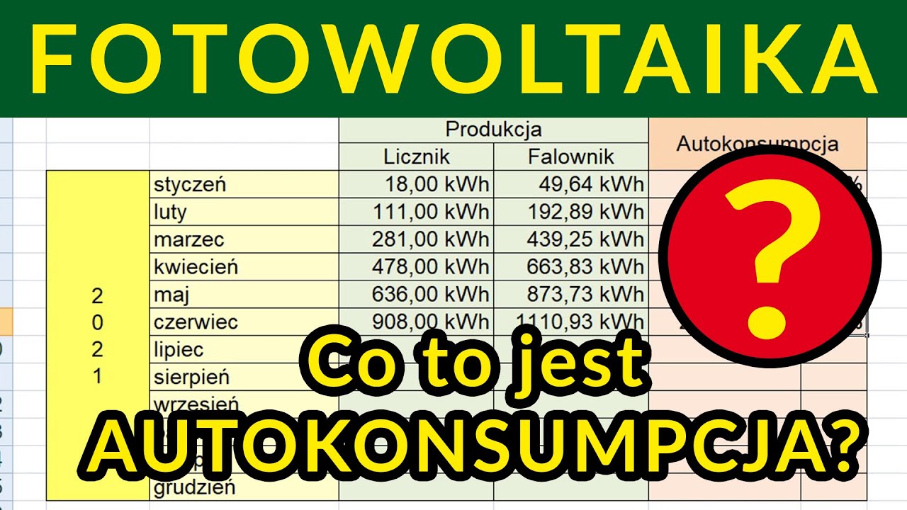 FOTOWOLTAIKA - Co to jest AUTOKONSUMPCJA? Czy warto się nią przejmować?