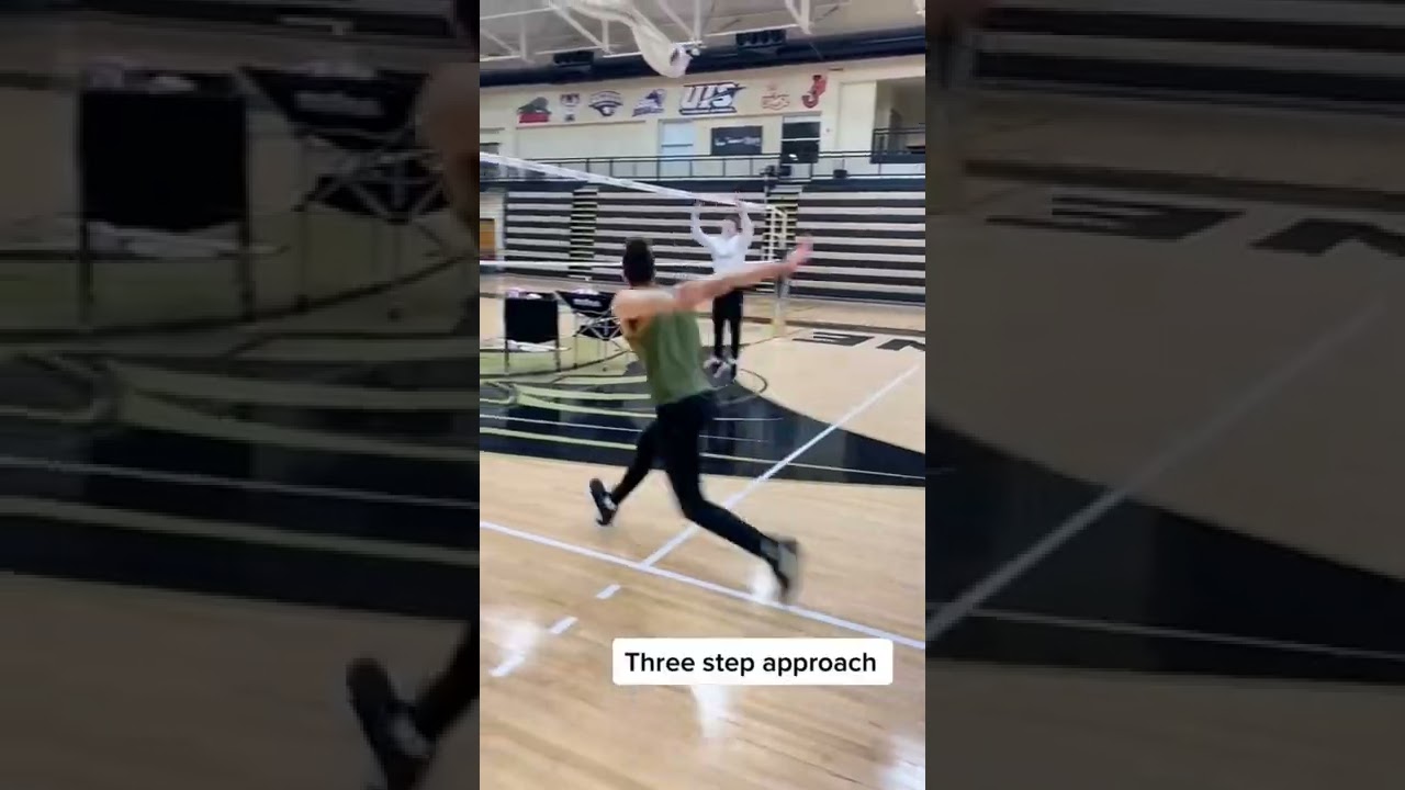🏐🏐two step approach🔥💪🏐#volleyball