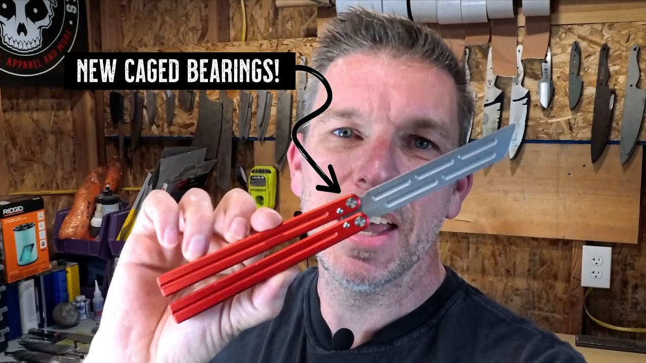 Fixing My Son's First Balisong With Caged Bearing Upgrade!