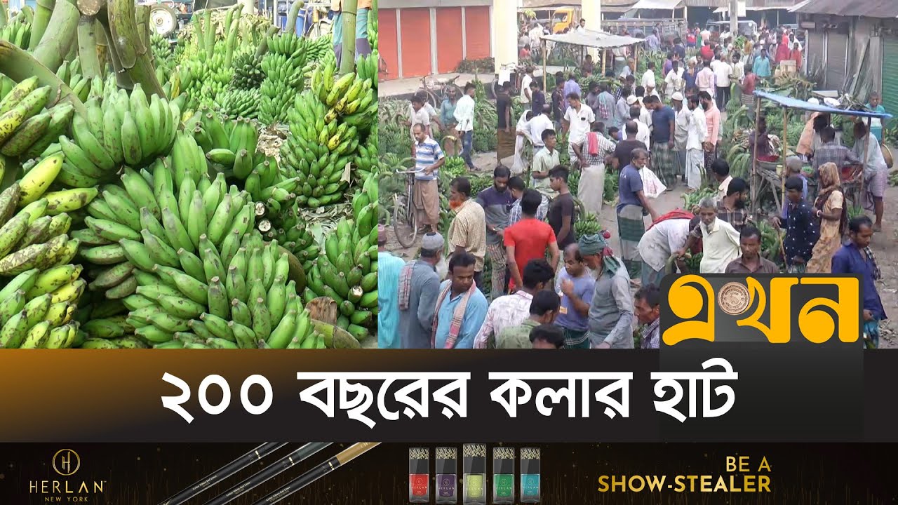 মাসে দেড় কোটি টাকার কলা বেচাকেনা | Banana Market | Narsingdi | Ekhon TV