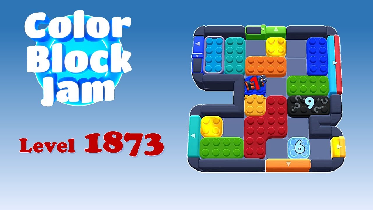 Color Block Jam Level 1873 Solution (No Boosters)