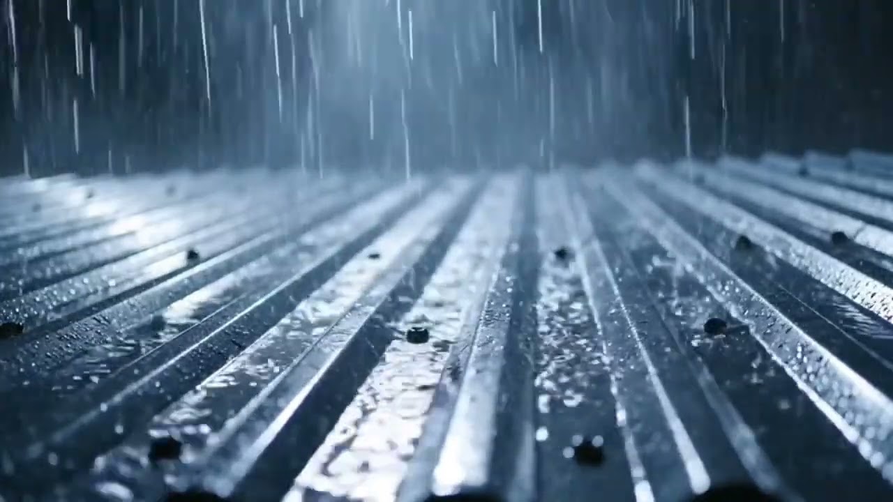 Rainy Day Reading Ambience: Soft Rain on Tin Roof & Light Thunderstorm