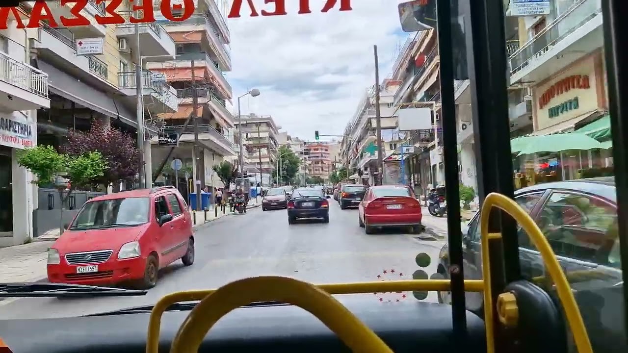 BUS Wandering - Thessaloniki, Neapoli - Sykies (Lagkada str to Meteora) on 03K city bus line