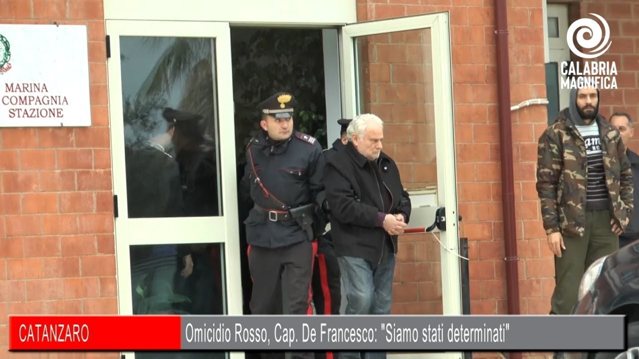 Omicidio Rosso, Cap De Francesco: 