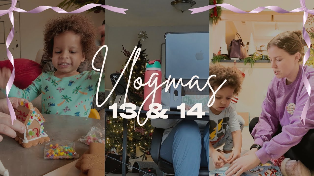 Уютные утра, пряничные домики и снежный день | Vlogmas дни 13 и 14