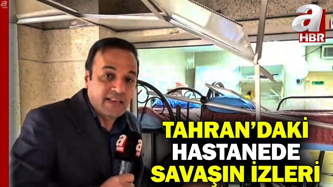 Tahran'daki Mütaharri Hastanesine ABD-İsrail füzesi! A Haber vurulan hastanede