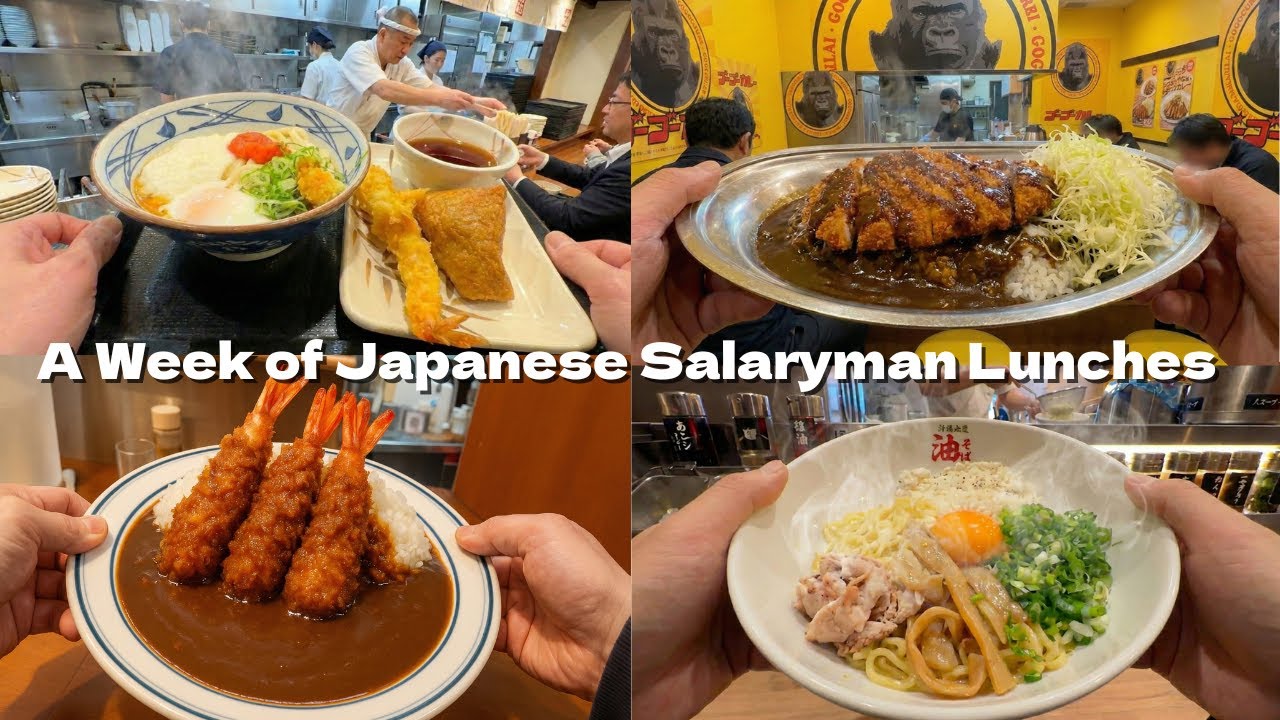 A Week of Overworked Japanese Salaryman Lunches