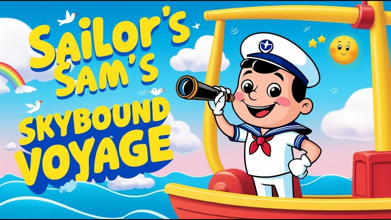 Sailor sam's Skybound voyage | Ships Poems for Children |Rhymes song &Children nursery @LittleSproutToons
