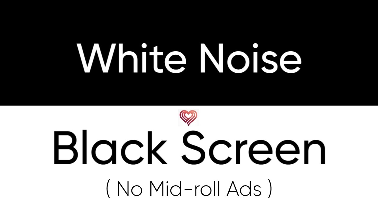 White Noise | Black Screen | 12 Hours of Meditative Soundscape for Study and Work (No Mid-roll Ads)