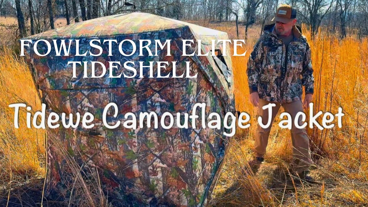 Fowlstorm  Elite Tideshell Camouflage Jacket built for the HUNT!