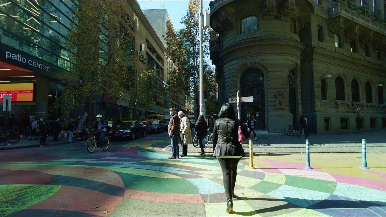 Walking in Santiago | Santiago Downtown - Moneda