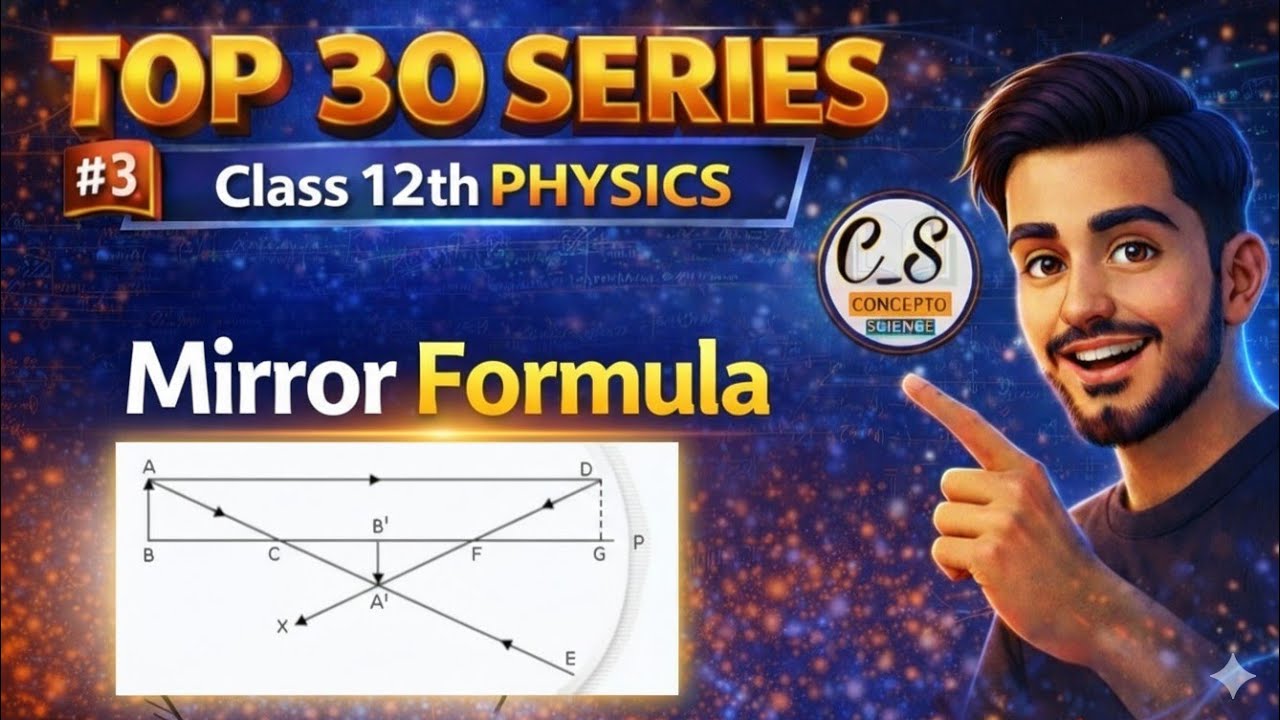 Mirror formula 💥 Light Reflection & Refraction | #physics CBSE/MP
