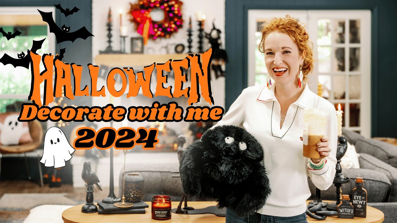 👻 Cute Halloween Decorate with Me 🎃