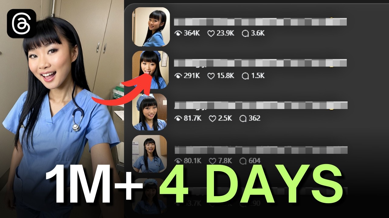I got 1M+ Views in 4 days on threads... Here's how (AI OFM)