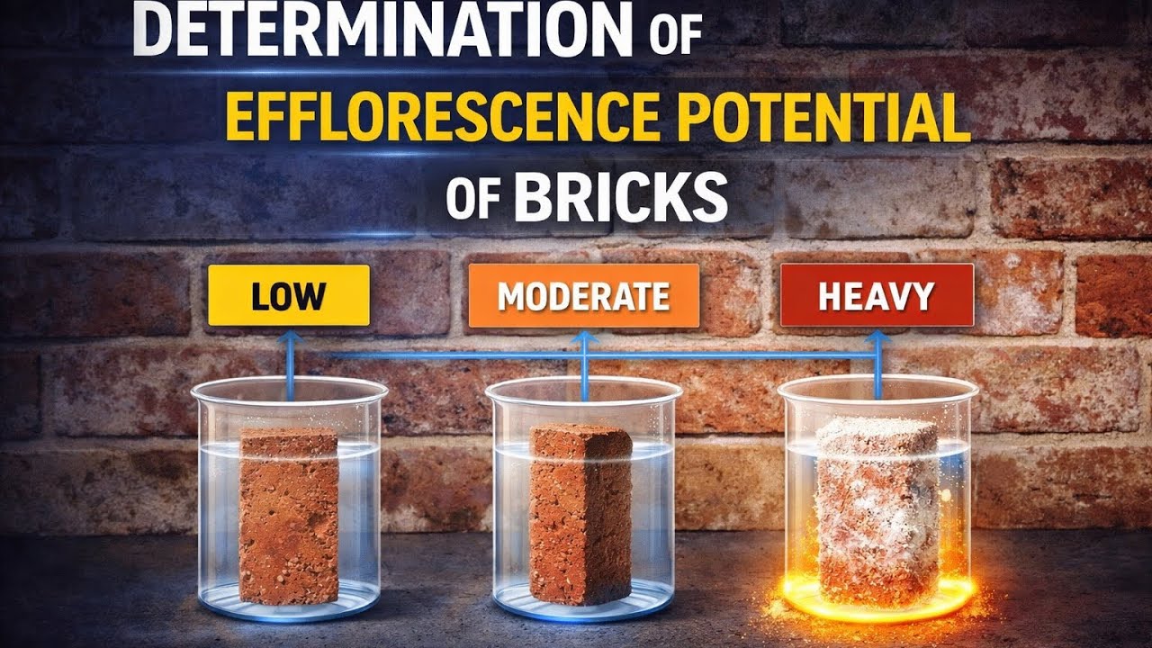 How to Determine the Efflorescence Potential of Bricks? // Test on Bricks //