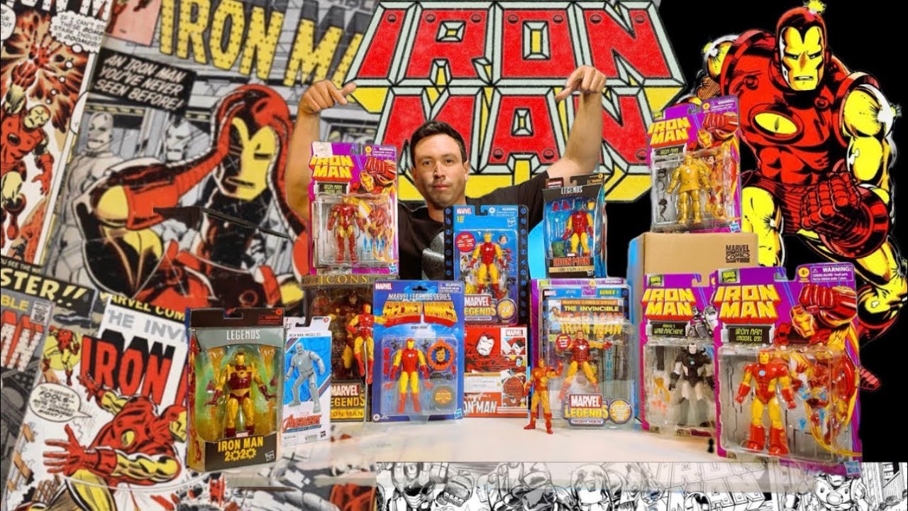👉 🦾🤖 Así luce mi colección de Iron Man Classic • Marvel Legends • Toy Biz • Hot Toys 🔥