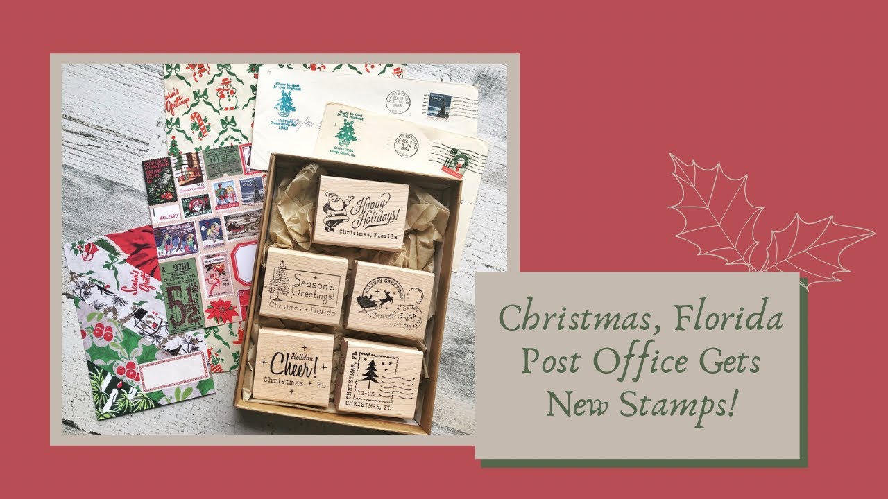 Christmas, Florida Post Office Gets New Stamps!