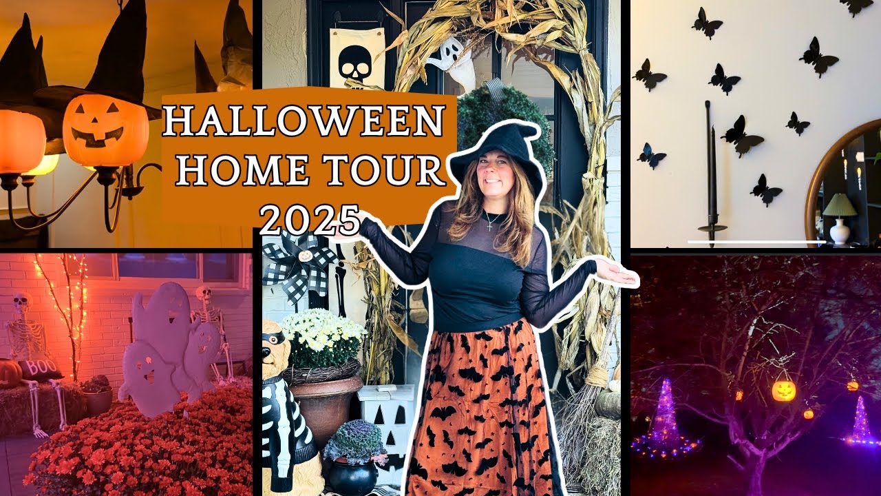 🎃✨Посмотрите мой тур по жуткому дому на Хэллоуин 2025!✨🎃