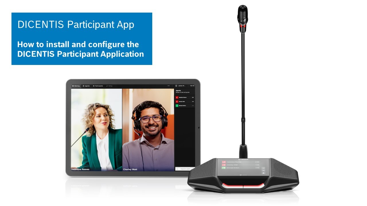 How to Install and Configure the DICENTIS Participant Application