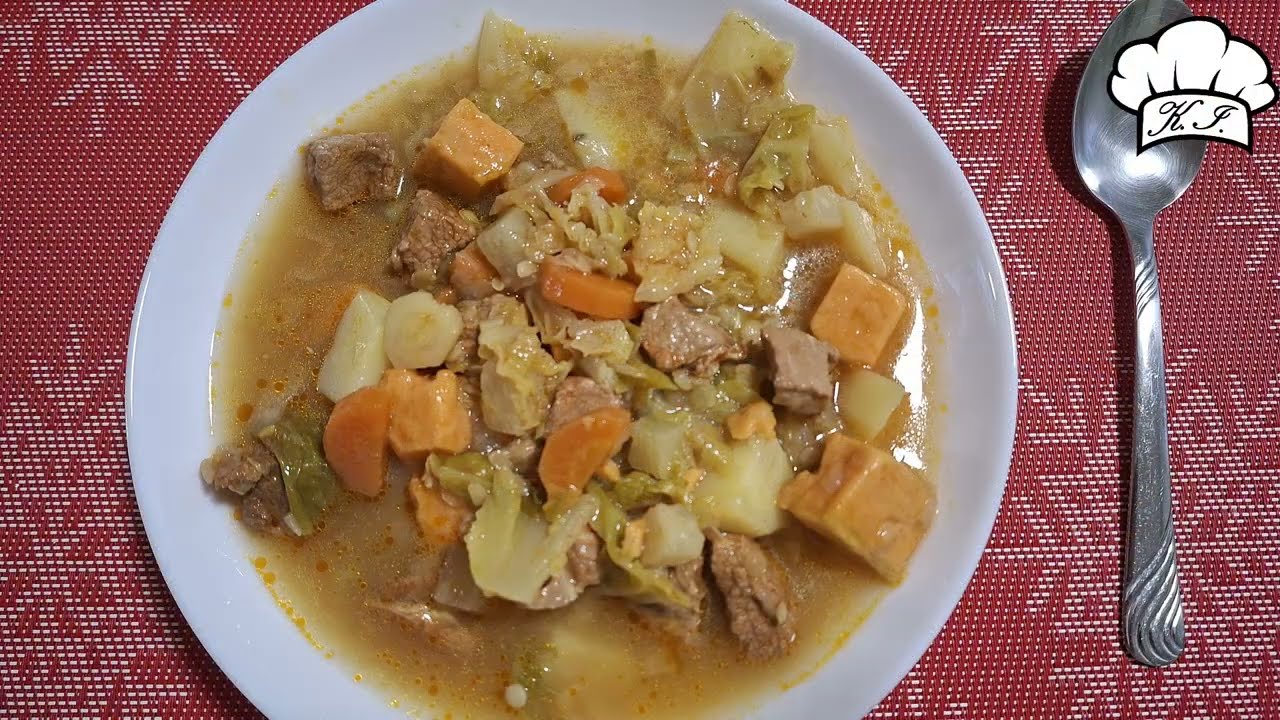 Starinsko varivo s teletinom, old-fashioned stew with veal