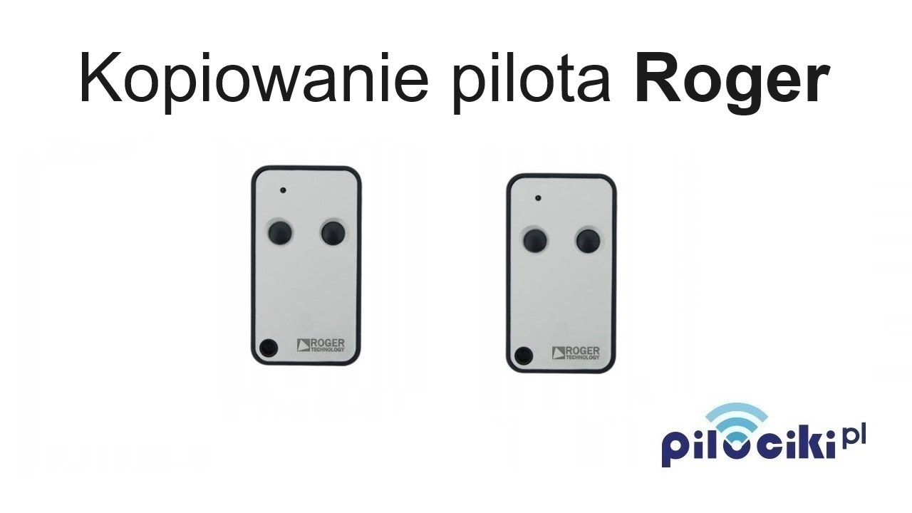 Kopiowanie pilota ROGER E80/TX52R/2 na E80/TX54R/2