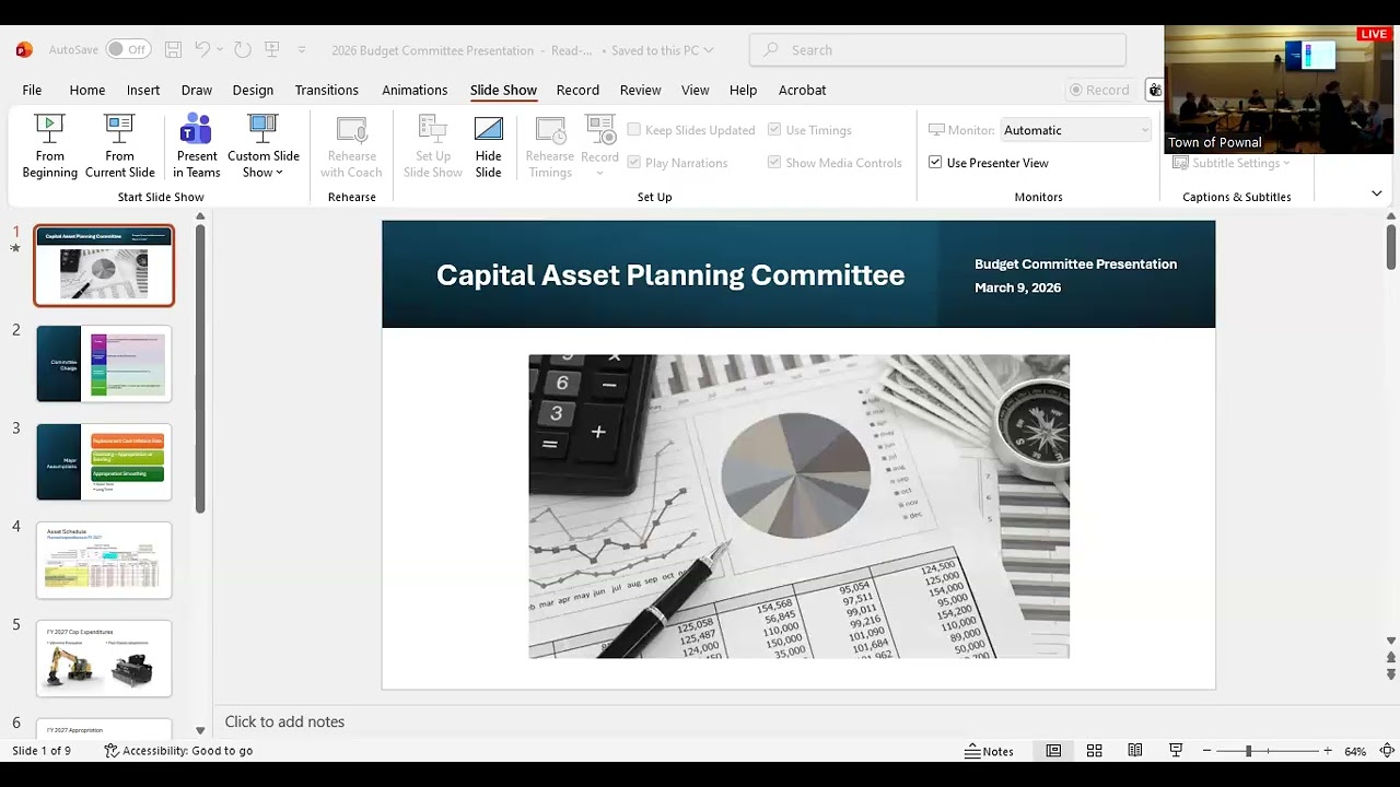 March 9, 2026 Select Board & Budget Committee Meeting