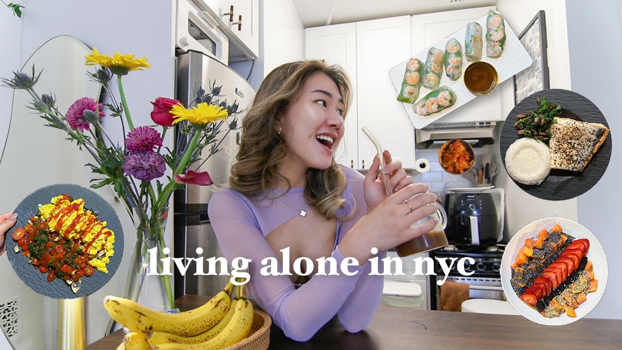 what i eat in a week living alone in nyc (my favorite healthy meals) | the seyun saga