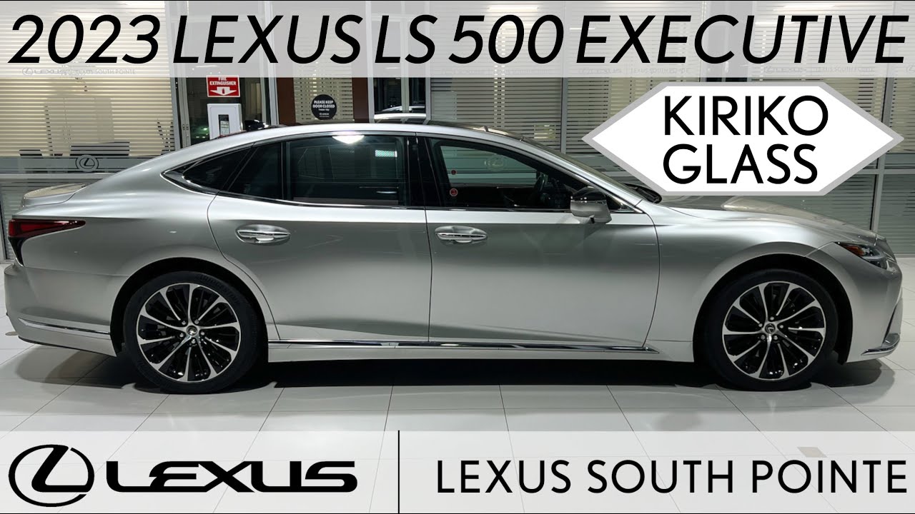 2023 Lexus LS 500 Executive Package w/Kiriko Glass (LUB1513) - Full Review and Walk Around