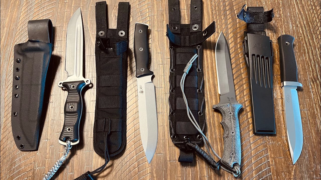 Best tactical-combat & survival fixed blade knives: Busse, GSO, Chris Reeve,  Fallkniven