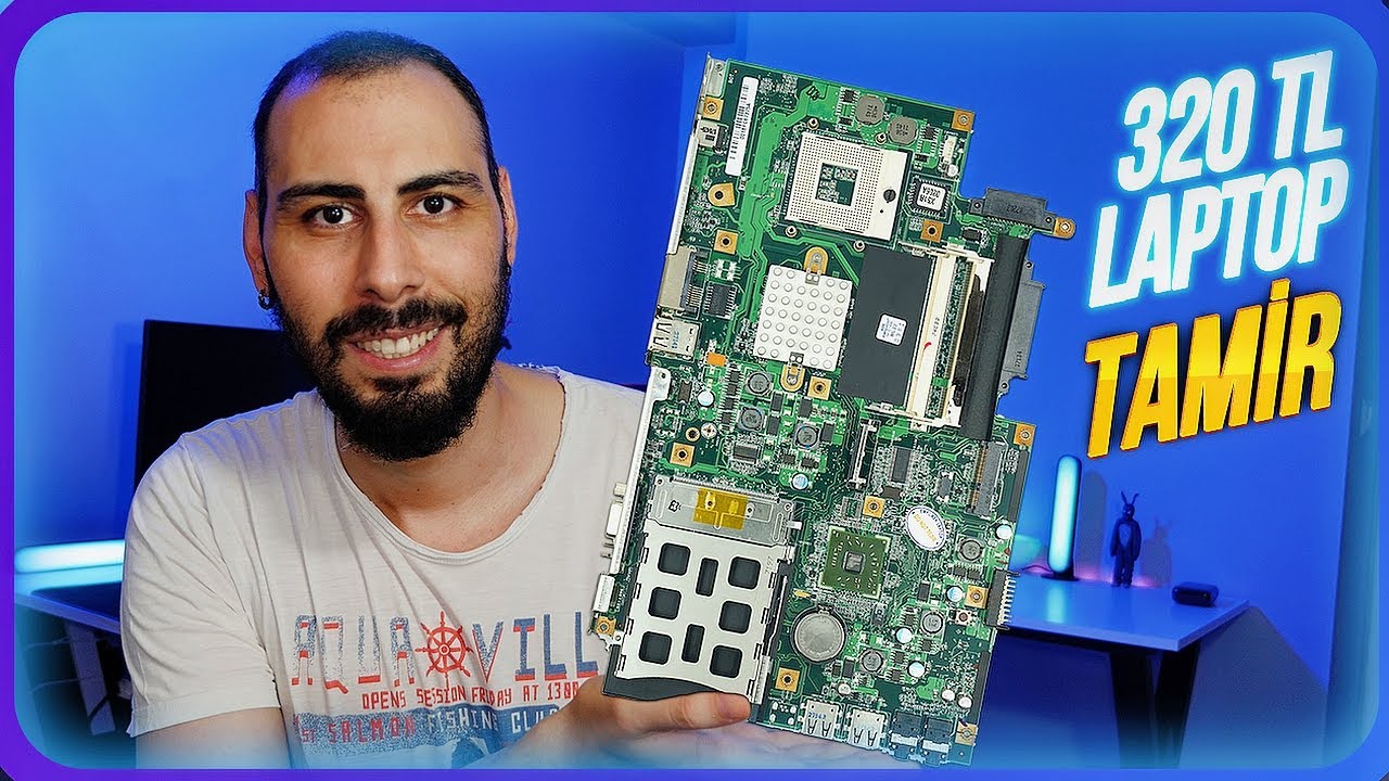 320 TL'ye Laptop Aldım! Anakart Tamir Edip Bios Kurtarma🔥(T420D)