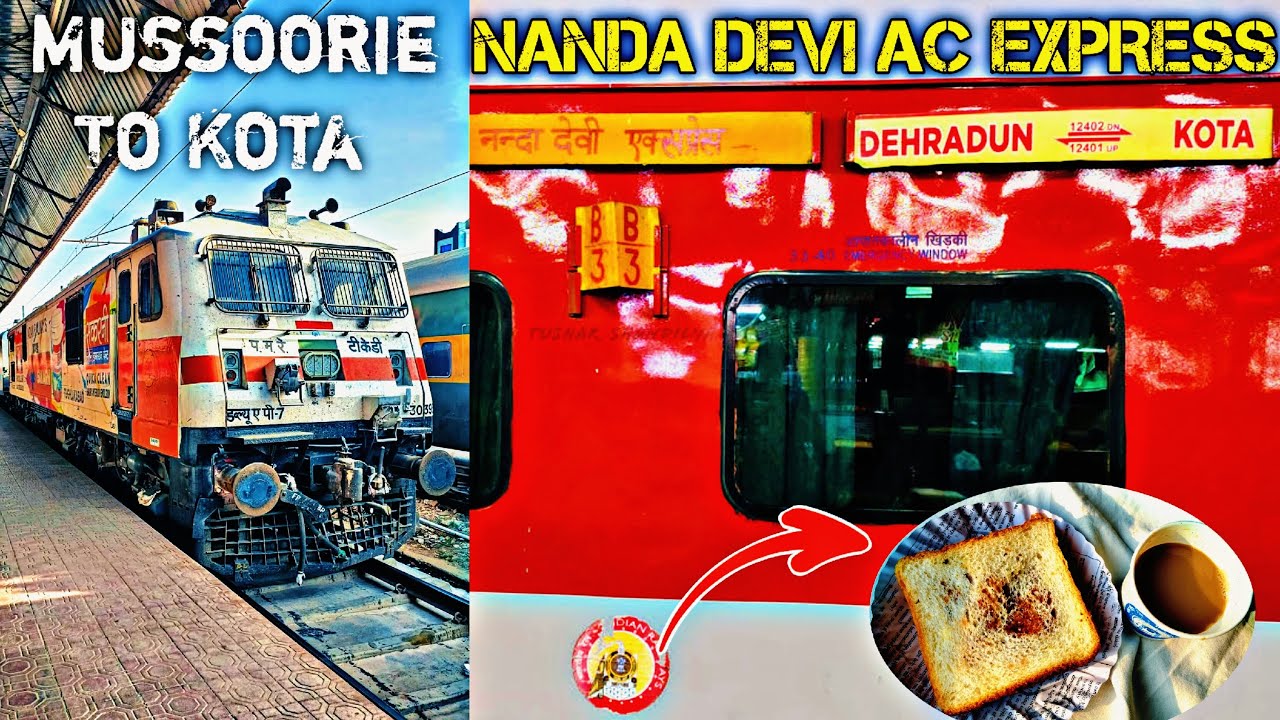 Rajdhani se behtar? 😱 Nanda Devi AC Express Journey (Dehradun to Kota)