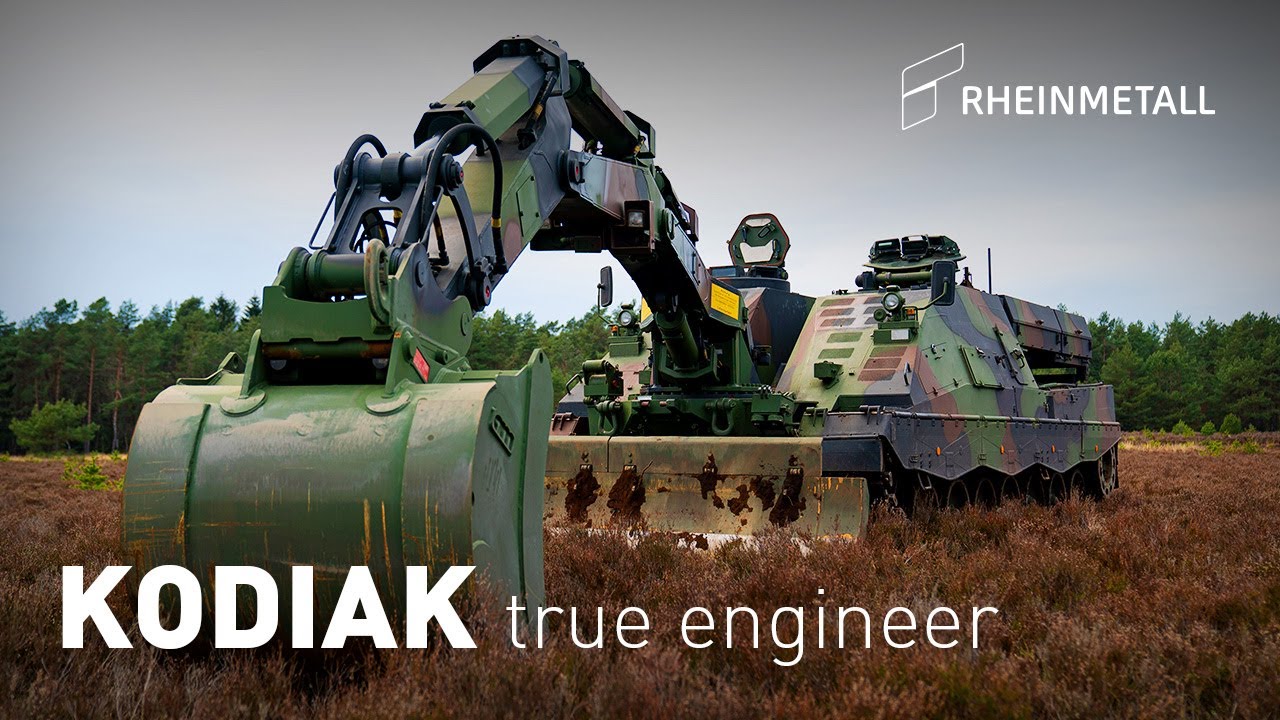 Rheinmetall &ndash; Kodiak to be the Bundeswehr&rsquo;s new combat engineer vehicle