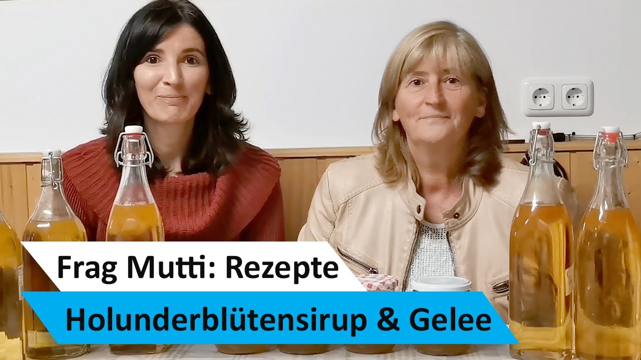 Holunderblüten Gelee & Sirup selber machen 🌸 Selbstversorger
