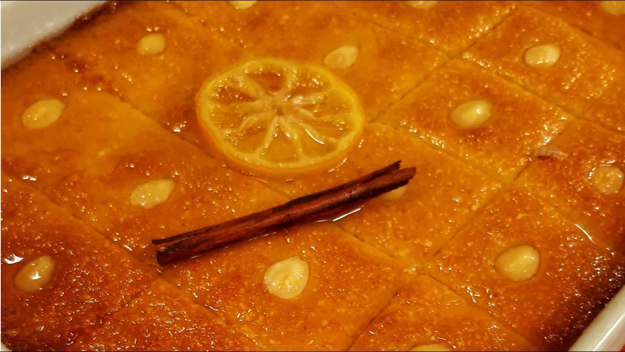 Receta dulce: Torta de sémola (shamali)