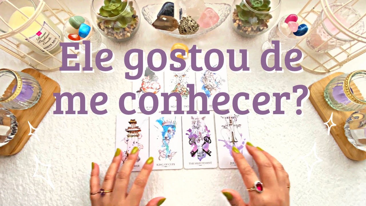 🔮ELE (A) GOSTOU DE ME CONHECER? ❤️‍🔥🙈❤️‍🔥 O que posso esperar? Tarot responde