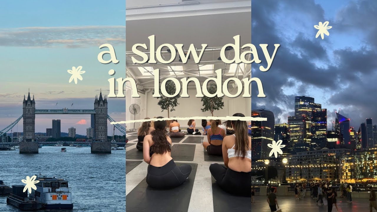a cozy day in london☁️coffee,yoga event & tower bridge🌉🧘🏻&zwj;♀️