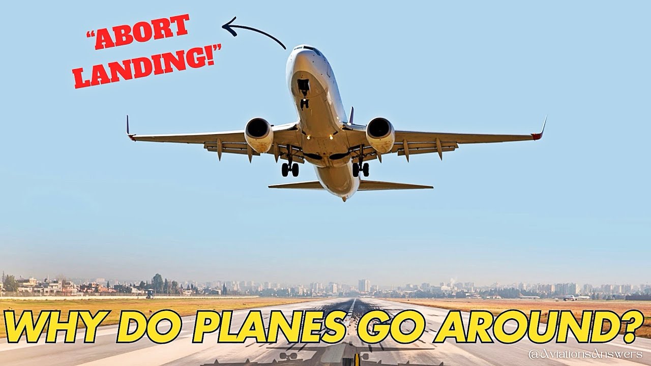 “GO AROUND!” 👨‍✈️| THE PHYSICS THAT FORCE PILOTS TO ABOUT LANDING | EXPLAINED!✈️😱