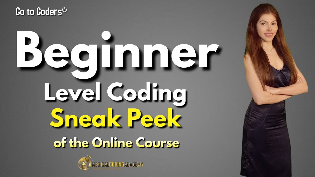 Beginner Level Coding (Sneak Peek of the Online Course)