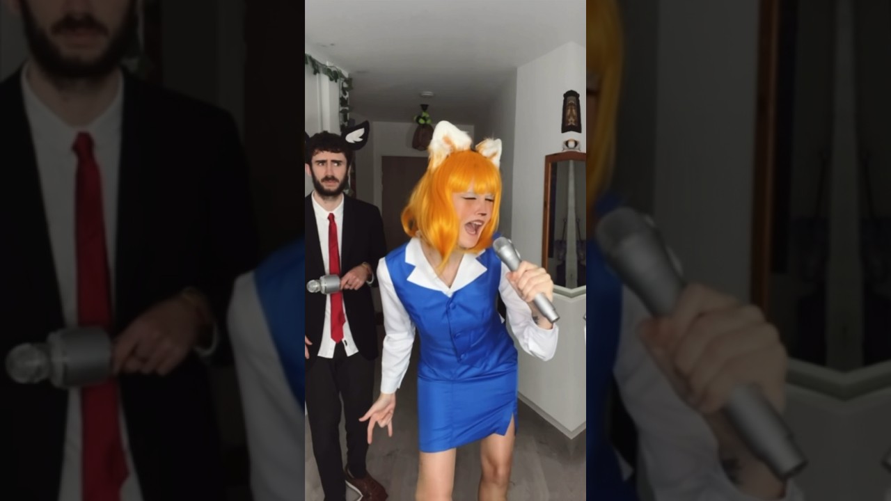 New duo Cosplay Retsuko X Haida ❤️ #cosplay