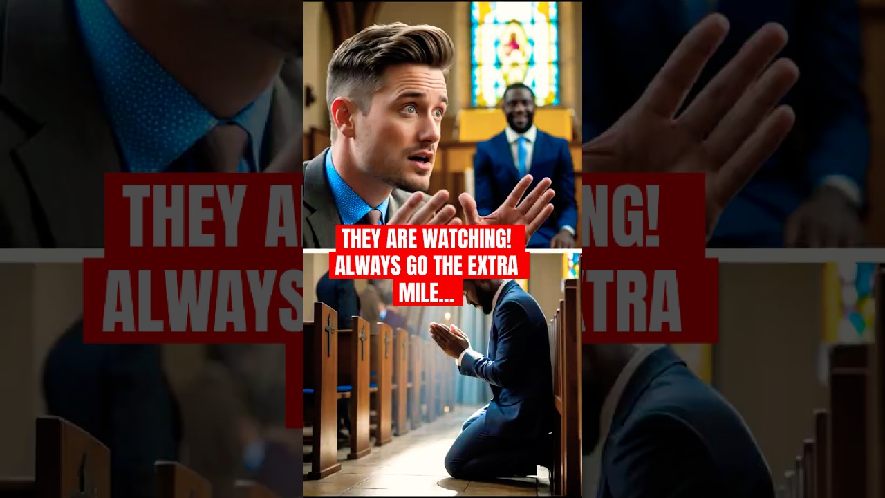 THEY ARE WATCHING! - WHY YOU SHOULD ALWAYS GO THE EXTRA MILE  #christianlessons