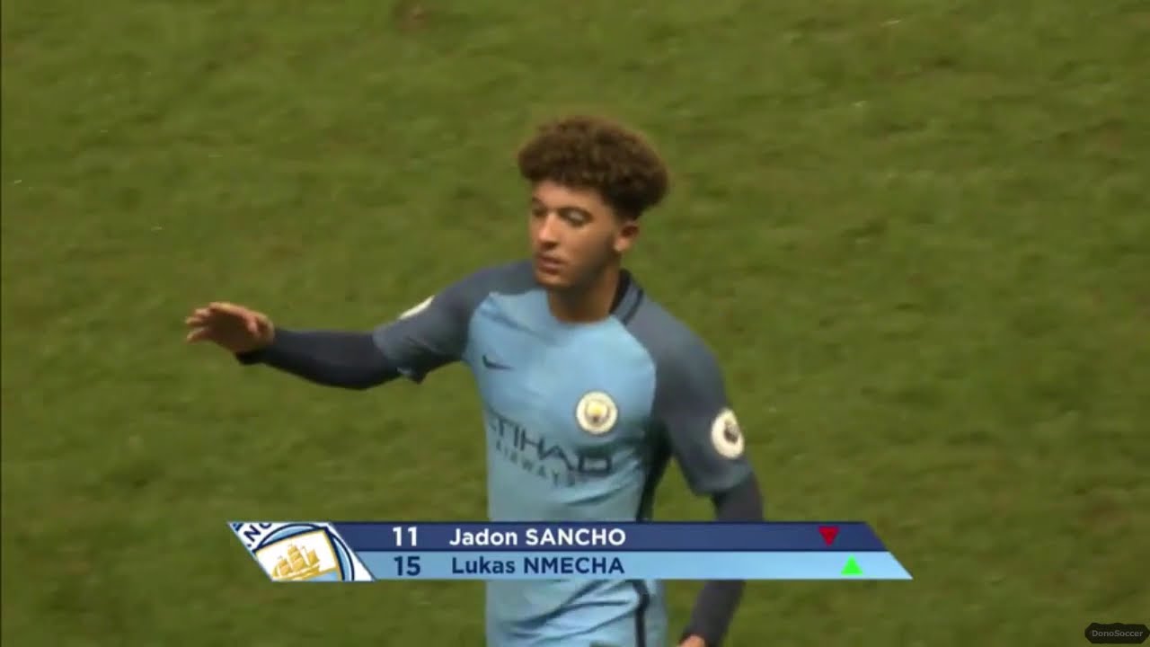 Jadon Sancho vs Everton U23 Premier League 2 (03/03/2017)
